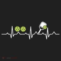 Heartbeat Pulse Pickleball Funny Gift Hat thumb 2