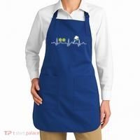 Heartbeat Pulse Pickleball Funny Gift Apron thumb 2