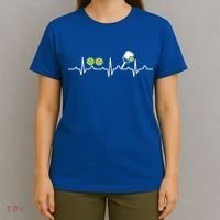 Heartbeat Pulse Pickleball Funny Gift T-Shirt thumb 4