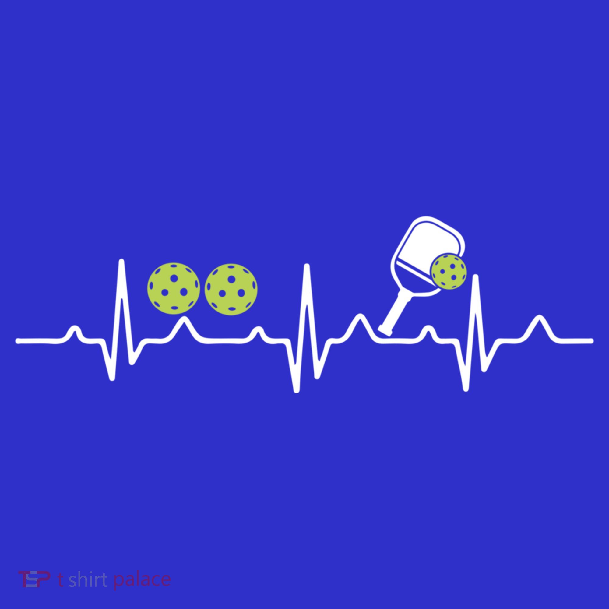 Heartbeat Pulse Pickleball Funny Gift Mousepad