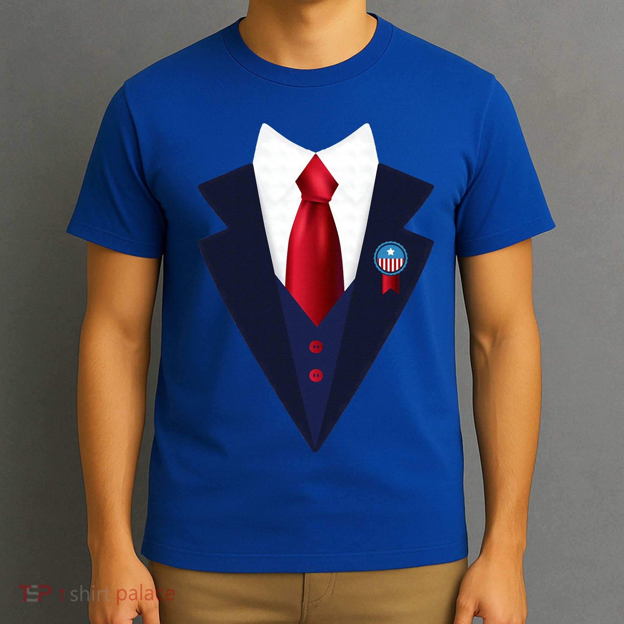 Halloween President Politician Suit Costume Trump T-Shirt