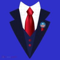 Halloween President Politician Suit Costume Trump T-Shirt thumb 7