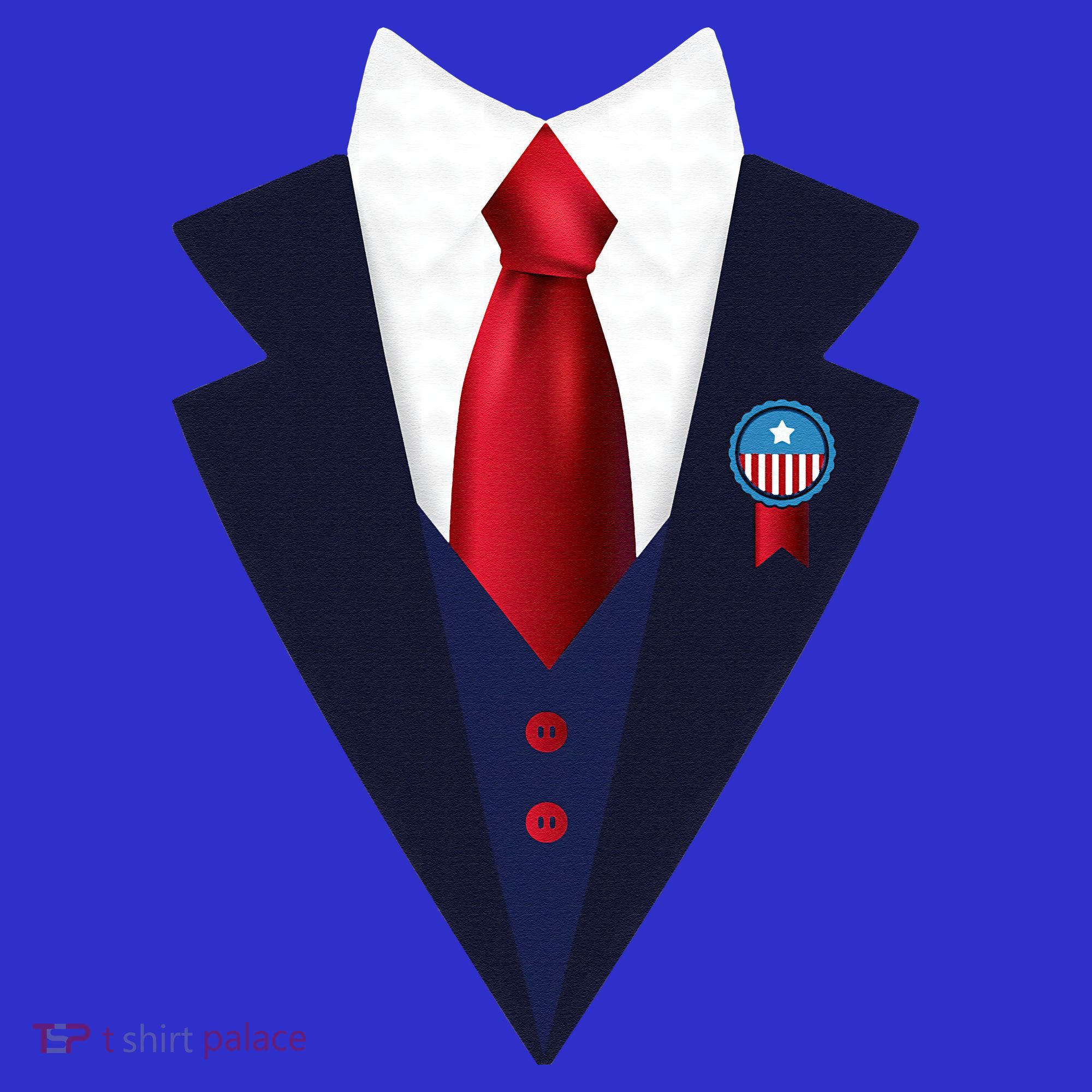 Halloween President Politician Suit Costume Trump T-Shirt