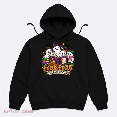 Hocus Pocus Please Focus Ghost Study Group Hoodie