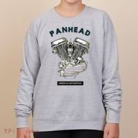 HD PanHead Retro VTwin Engine Motorcycle 48 65 Biker Gear Women's Sweatshirt thumb 0