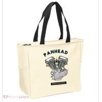 HD PanHead Retro VTwin Engine Motorcycle 48 65 Biker Gear Tote Bag thumb 2