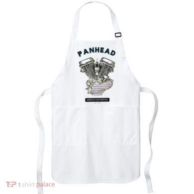 HD PanHead Retro VTwin Engine Motorcycle 48 65 Biker Gear Apron