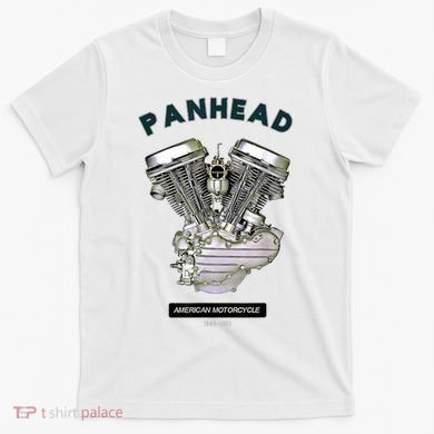 HD PanHead Retro VTwin Engine Motorcycle 48 65 Biker Gear T-Shirt
