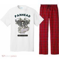 HD PanHead Retro VTwin Engine Motorcycle 48 65 Biker Gear Pajama Set thumb 0