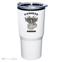 HD PanHead Retro VTwin Engine Motorcycle 48 65 Biker Gear Tumbler thumb 0