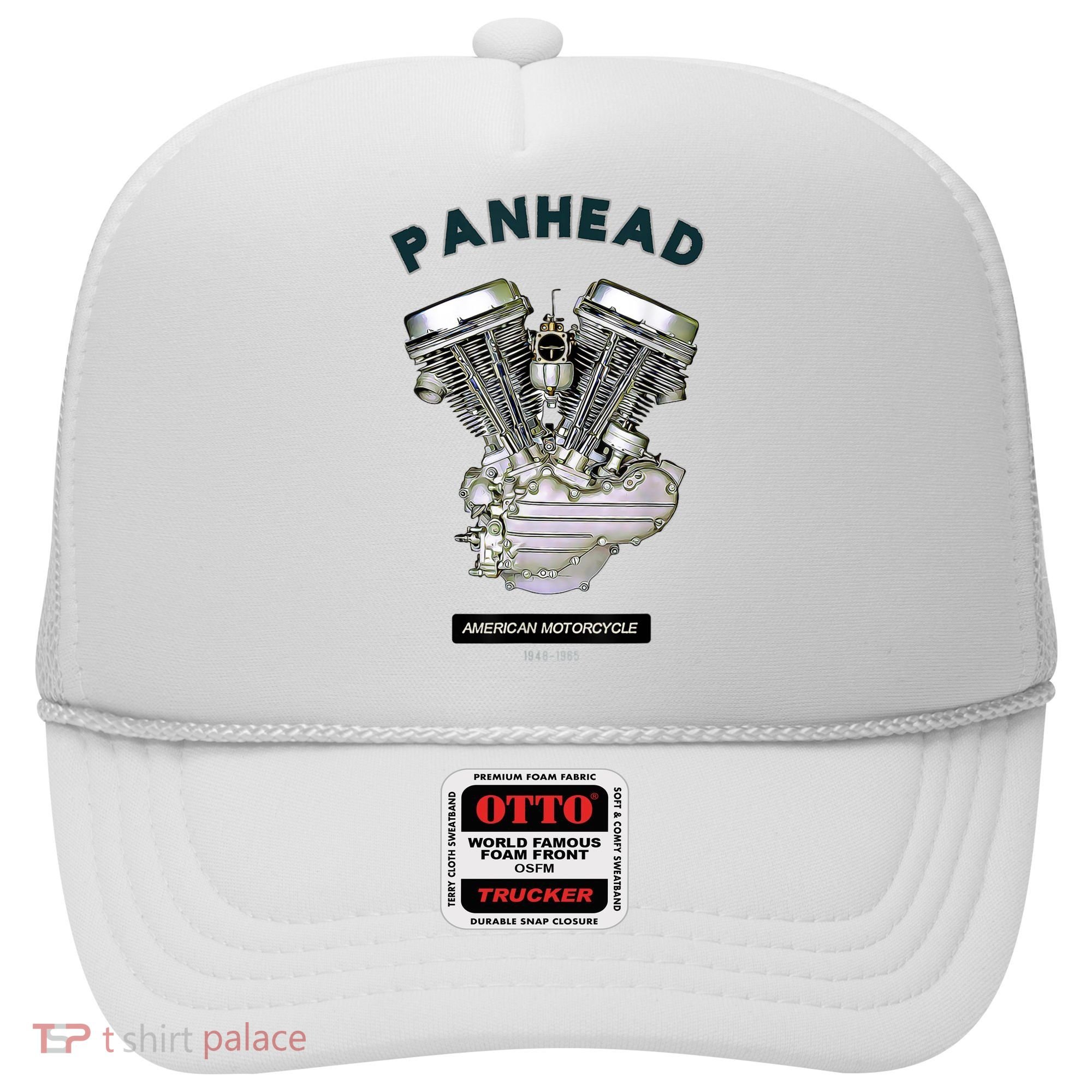 HD PanHead Retro VTwin Engine Motorcycle 48 65 Biker Gear Hat