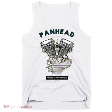 HD PanHead Retro VTwin Engine Motorcycle 48 65 Biker Gear Tank Top