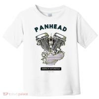 HD PanHead Retro VTwin Engine Motorcycle 48 65 Biker Gear Toddler T-Shirt thumb 0