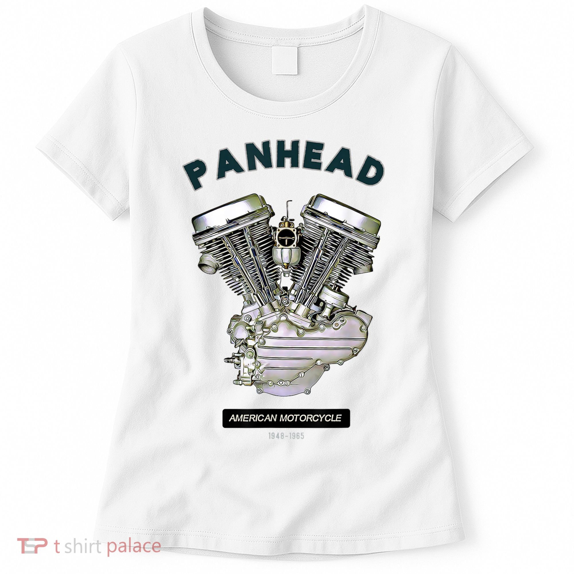 HD PanHead Retro VTwin Engine Motorcycle 48 65 Biker Gear Women's T-Shirt