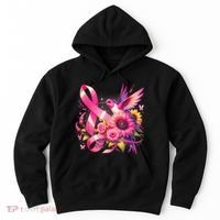 Hummingbird P.Ink Ribbon Breast Cancer Awareness Support Hoodie thumb 0