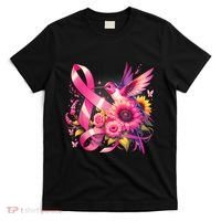Hummingbird P.Ink Ribbon Breast Cancer Awareness Support T-Shirt thumb 0