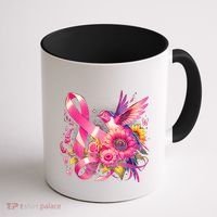 Hummingbird P.Ink Ribbon Breast Cancer Awareness Support Coffee Mug thumb 1