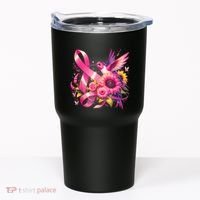 Hummingbird P.Ink Ribbon Breast Cancer Awareness Support Tumbler thumb 0