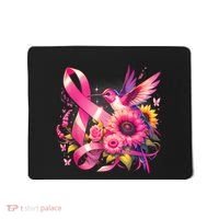 Hummingbird P.Ink Ribbon Breast Cancer Awareness Support Mousepad thumb 0