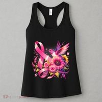 Hummingbird P.Ink Ribbon Breast Cancer Awareness Support Women's Tank Top thumb 3