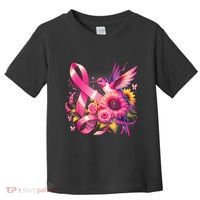 Hummingbird P.Ink Ribbon Breast Cancer Awareness Support Toddler T-Shirt thumb 0