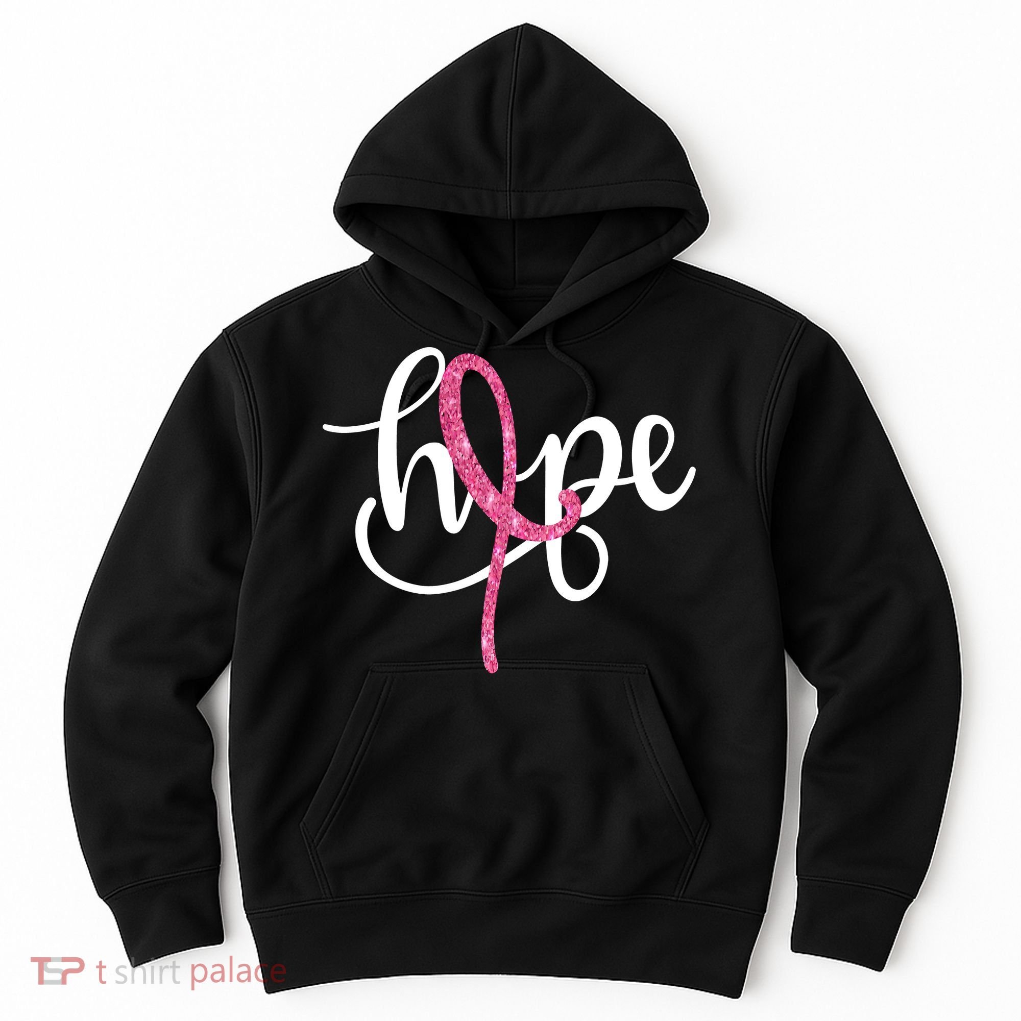 Hope Pink Ribbon Breast Cancer Awareness Month Hoodie