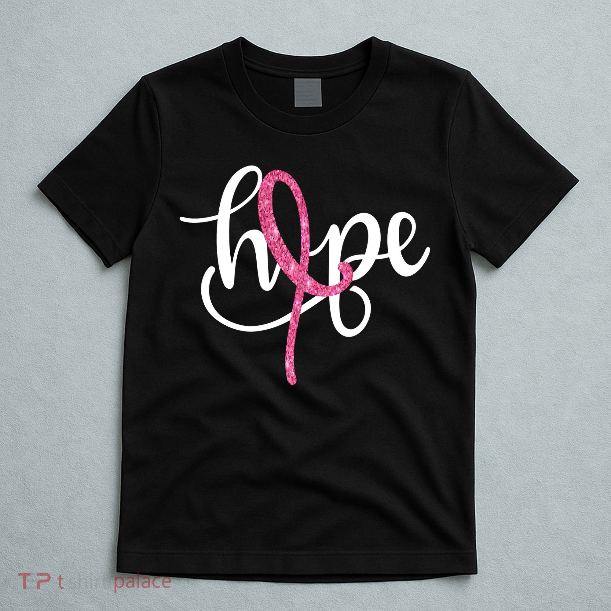 Hope Pink Ribbon Breast Cancer Awareness Month T-Shirt