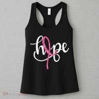 Hope Pink Ribbon Breast Cancer Awareness Month Women's Tank Top thumb 3