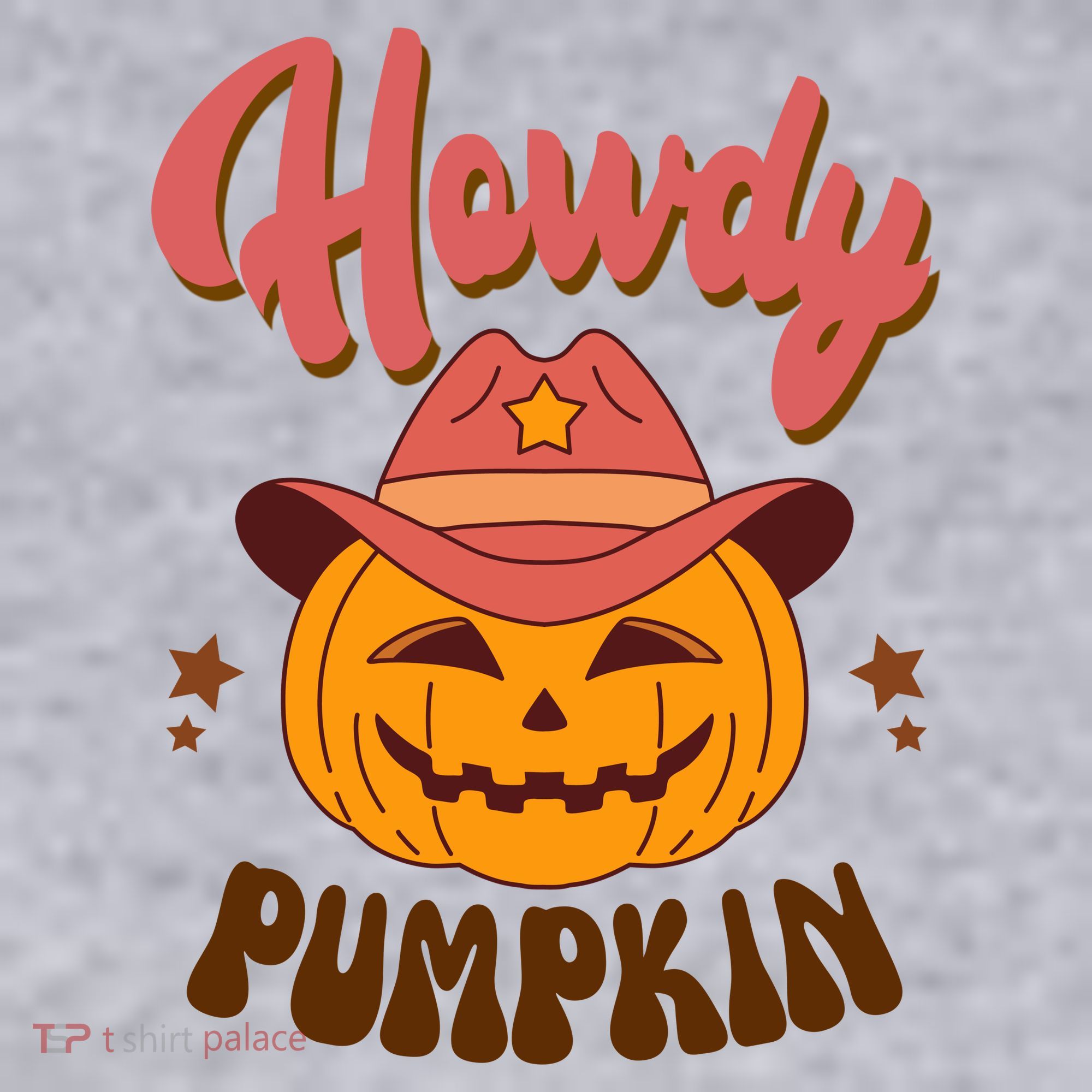 Howdy Pumpkin Retro Cute Halloween Women's Sweatshirt
