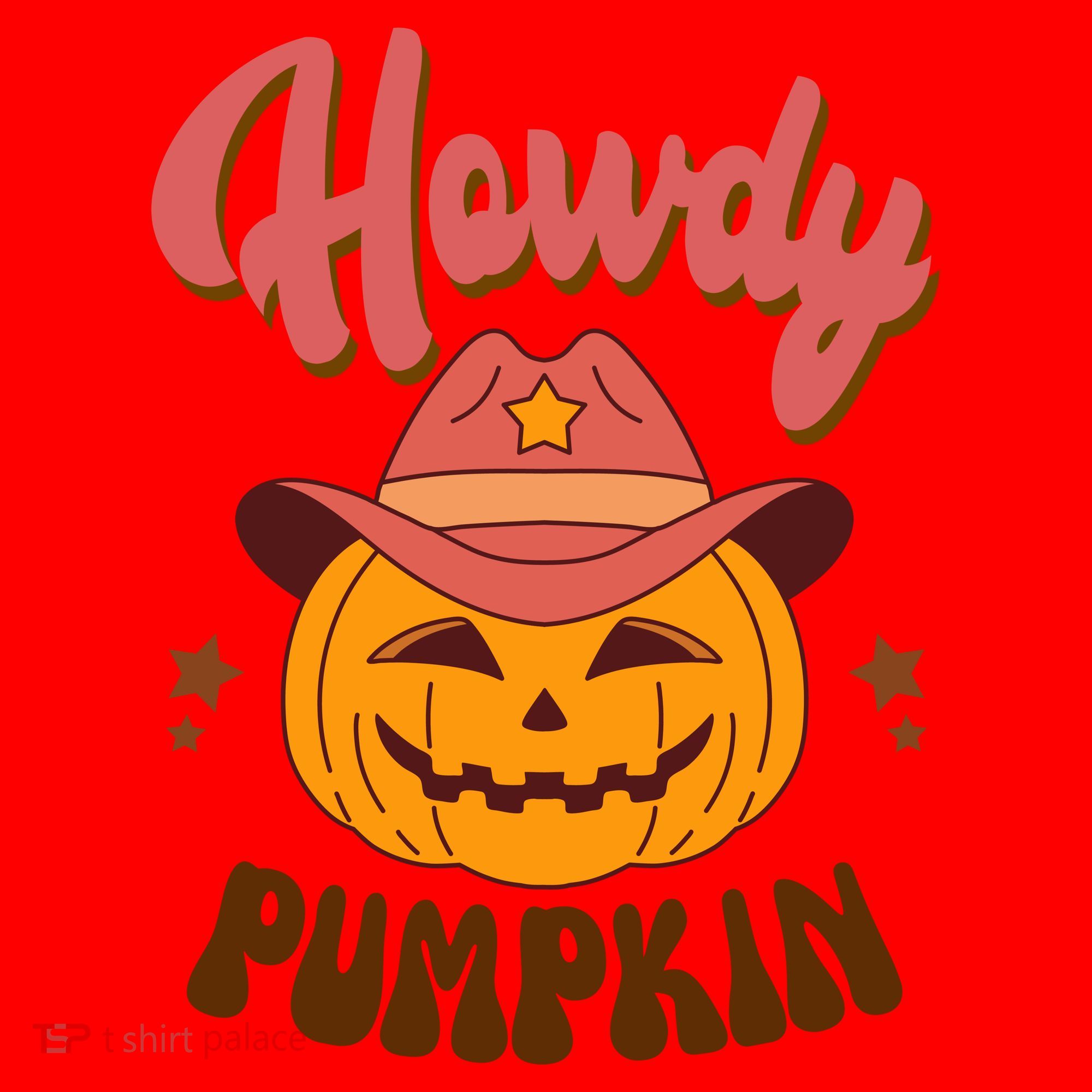 Howdy Pumpkin Retro Cute Halloween Santa Hat