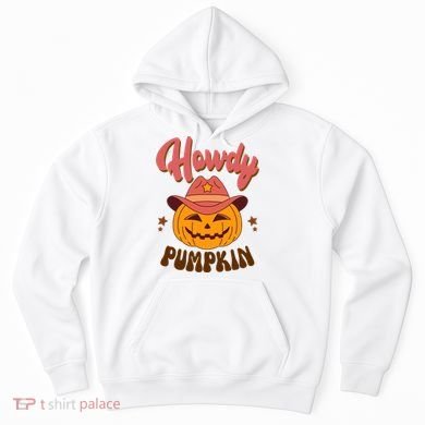 Howdy Pumpkin Retro Cute Halloween Hoodie