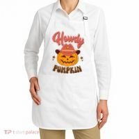 Howdy Pumpkin Retro Cute Halloween Apron thumb 2