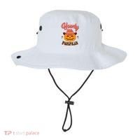Howdy Pumpkin Retro Cute Halloween Bucket Hat thumb 0