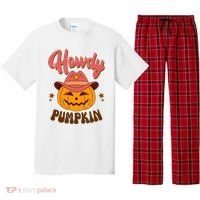 Howdy Pumpkin Retro Cute Halloween Pajama Set thumb 0