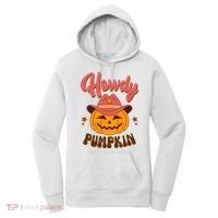 Howdy Pumpkin Retro Cute Halloween Women's Hoodie thumb 0