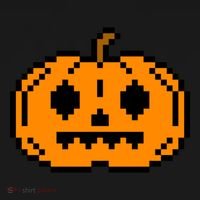 Halloween Pumpkin Retro Gaming Gift Jackolantern Face Gift Pajama Set thumb 2