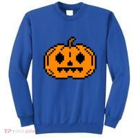 Halloween Pumpkin Retro Gaming Gift Jackolantern Face Gift Sweatshirt thumb 0