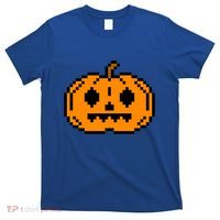 Halloween Pumpkin Retro Gaming Gift Jackolantern Face Gift T-Shirt thumb 0