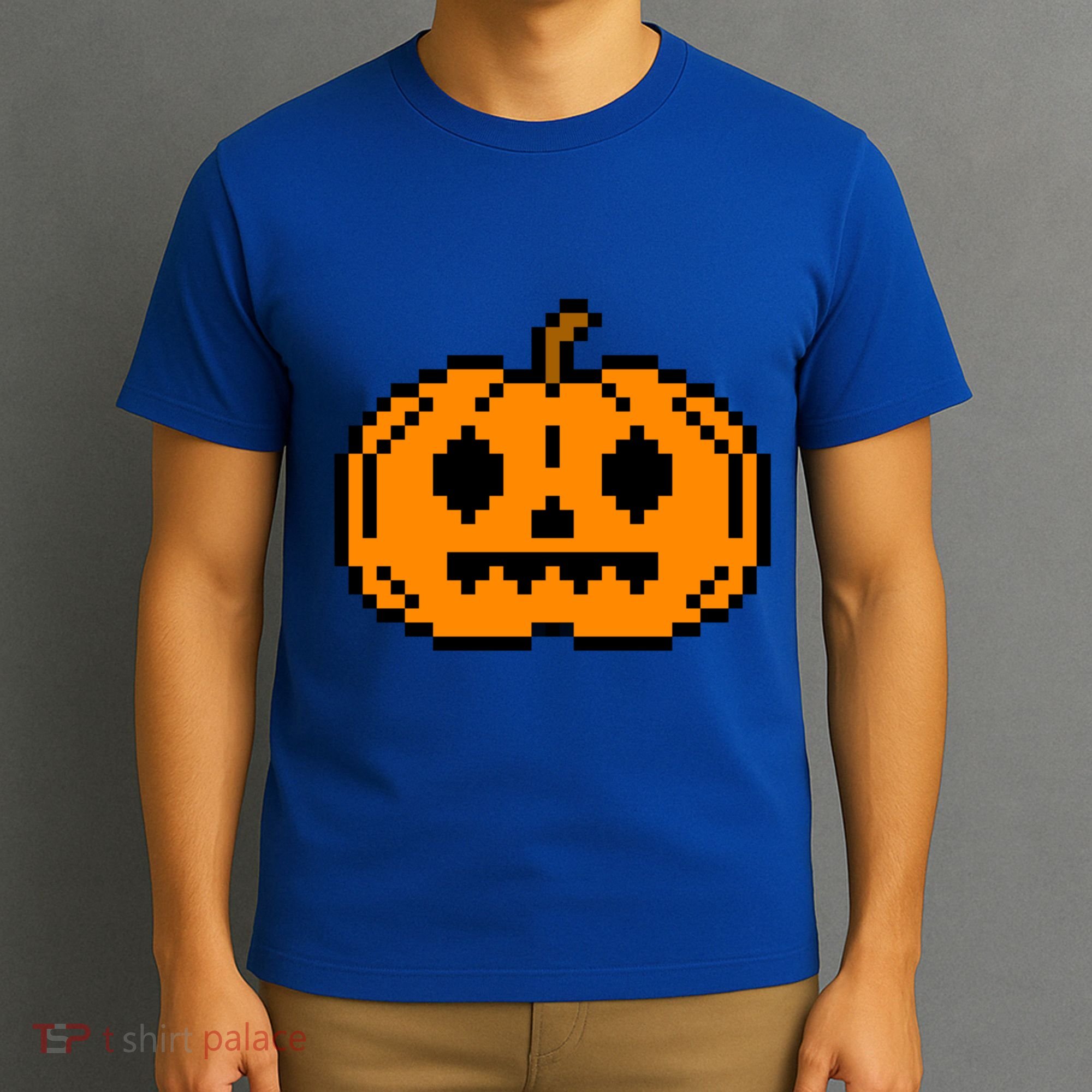 Halloween Pumpkin Retro Gaming Gift Jackolantern Face Gift T-Shirt