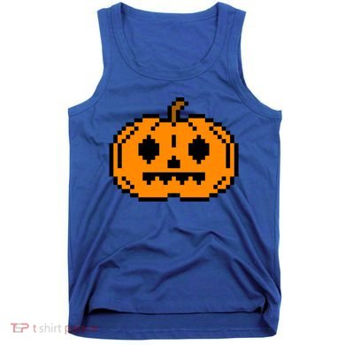 Halloween Pumpkin Retro Gaming Gift Jackolantern Face Gift Tank Top