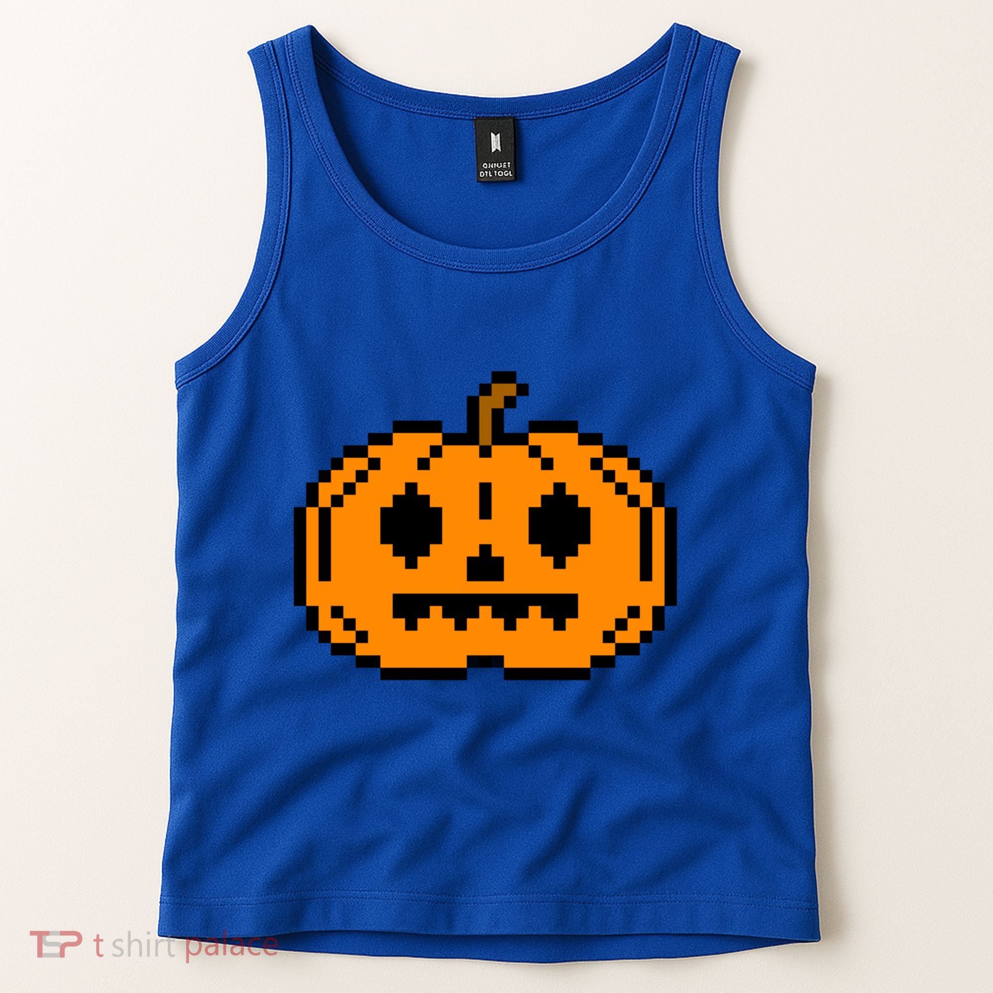 Halloween Pumpkin Retro Gaming Gift Jackolantern Face Gift Tank Top