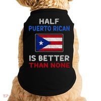 Half Puerto Rican Is Better Than None Puerto Rico Flag Doggie Tank thumb 0