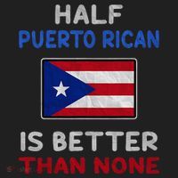 Half Puerto Rican Is Better Than None Puerto Rico Flag Beanie thumb 2