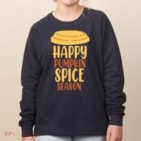 Happy Pumpkin Spice Season Coffee Lover Women's Sweatshirt thumb 0