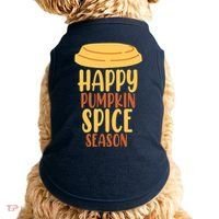 Happy Pumpkin Spice Season Coffee Lover Doggie Tank thumb 0