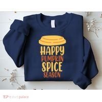 Happy Pumpkin Spice Season Coffee Lover Sweatshirt thumb 2