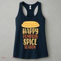 Happy Pumpkin Spice Season Coffee Lover Women's Tank Top thumb 3