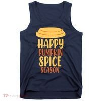 Happy Pumpkin Spice Season Coffee Lover Tank Top thumb 0