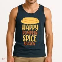 Happy Pumpkin Spice Season Coffee Lover Tank Top thumb 3