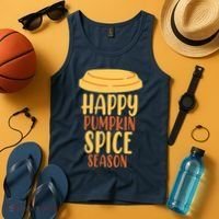 Happy Pumpkin Spice Season Coffee Lover Tank Top thumb 4